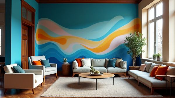 Osez la peinture intérieure de servi-couleurs pour un habitat astucieux
